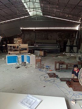 xưởng gỗ công nghiệp
