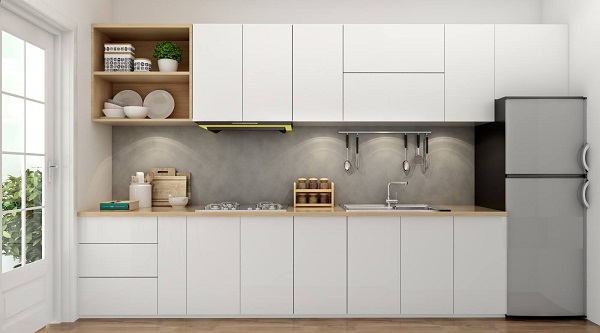 Tủ bếp Acrylic rất đa dạng với nhiều màu sắc khác nhau